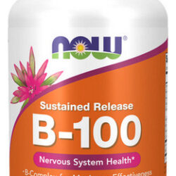 Liberação Sustentada B-100 100 Em Comprimidos Da Now Foods