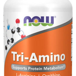 Tri-amino 120 Cápsulas Da Now Foods