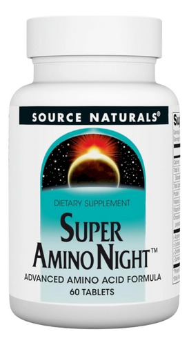 Super Amino Night 60 Caps By Source Naturals
