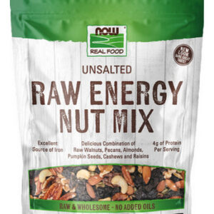 Mistura De Nozes Raw Energy Sem Sal, 16 Onças Da Now Foods