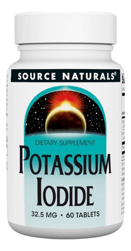 Potassium Iodide 60 Tabs By Source Naturals