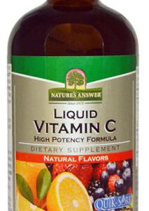Sabor Natural De Vitamina C Líquida, 8 Onças Da Nature's Ans