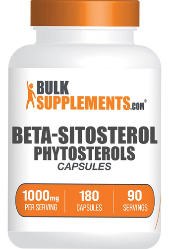 Suplemento De Fitoesteróis Bulksupplements.com 1000 Mg 180 C