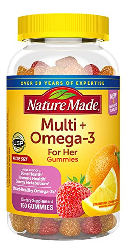 Suplemento Multivitamínico Feminino Nature Made Com Ômega-3