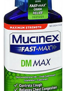 Líquido Para Adultos Fast-max Dm De 6 Onças Da Mucinex