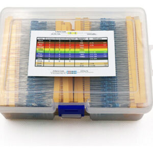 Kit De Resistores 2600pcs 130 Valores 1% 1/4w Carbono Metal