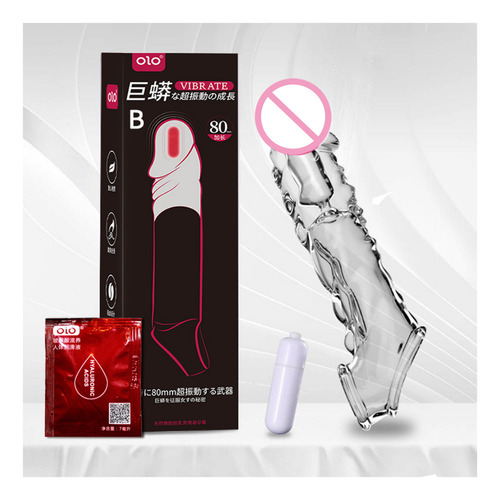 Preservativo Masculino Transparente Extra Longo Com Dentes D - Imagem 7