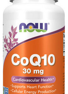 Coq10 30 Mg 120 Cápsulas Vegetais Da Now Foods