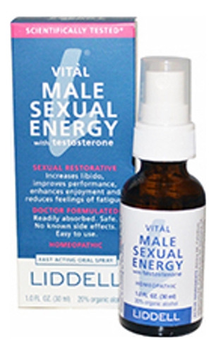 Energia Sexual Masculina Vital, 1 Onça, Da Liddell Laborator