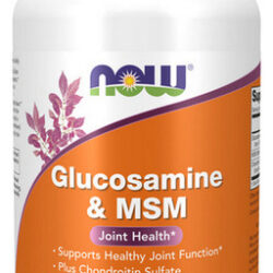 Glucosamina E Msm 750/250 Mg 180 Cápsulas Da Now Foods