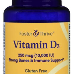 Vitamin D3 250 Mcg 100 Tabs By Foster And Thrive