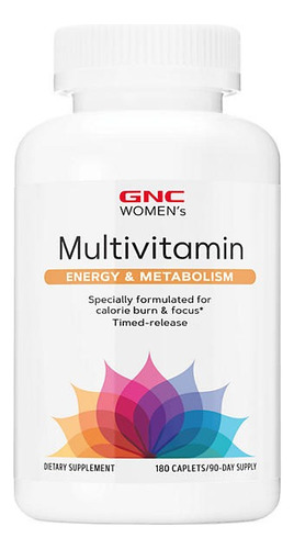 Multivitamínico Gnc Para Megaenergia E Metabolismo Feminino