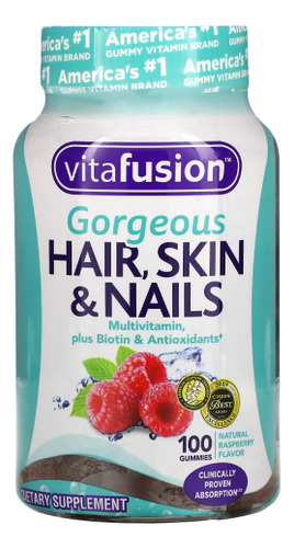 Lindos Cabelos, Pele E Unhas Naturais 100 Gomas Da Vitafusio