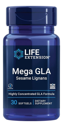 Mega Gla With Sesame Lignans 30 Softgels By Life Extension