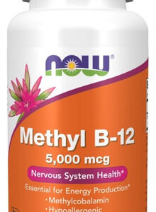 Metil B-12 5000 Mcg 90 Cápsulas Vegetais Da Now Foods