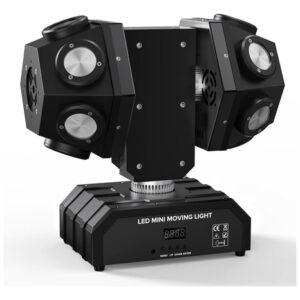 Luzes De Palco De Cabeças Móveis De Braço Duplo Rgbw