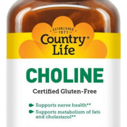 Colina 266 Mg 100 Comprimidos Por Country Life