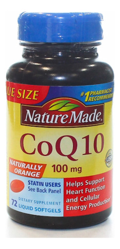 Coq 10 100 Mg 72 Cápsulas Gelatinosas Líquidas Fabricadas Pe