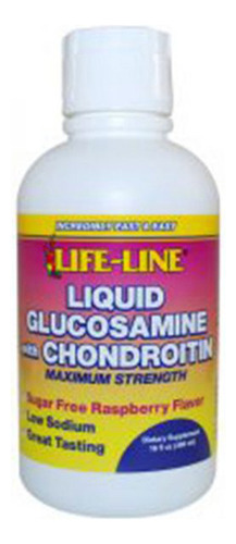 Amina/condroitina Max Strength, Líquido Com Sabor De Framboe
