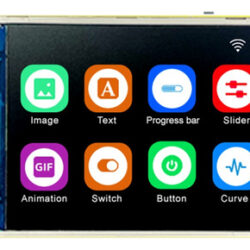 Placa De Desenvolvimento Esp32 Lvgl Wifi E Iot Smart De 2,2