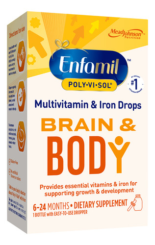Suplemento Multivitamínico Poly-vi-sol Em Gotas Com Ferro De
