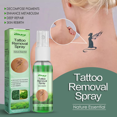 2pcs Spray De Remoção De Tatuagem: Seguro E Eficaz 30 Ml - Imagem 5