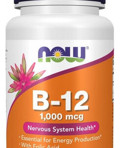 Vitamina B-12 1000 Mcg 100 Pastilhas Da Now Foods