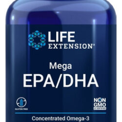 Mega Epa/dha 120 Cápsulas Gelatinosas Da Life Extension