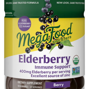 Elderberry Immune Support Berry, 54 Gummies By Megafood