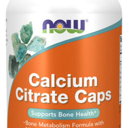 Citrato De Cálcio 240 Cápsulas Vegetais Da Now Foods
