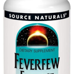 Feverfew Extract 100 Tabs By Source Naturals
