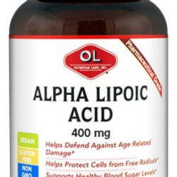 Ácido Alfa Lipóico 400 Mg 60 Cápsulas Da Olympian Labs