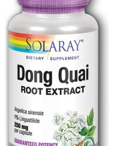 Extrato De Raiz De Dong Quai 60 Cápsulas Da Solaray