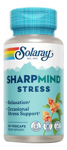 Sharpmind Stress 30 Count Da Solaray