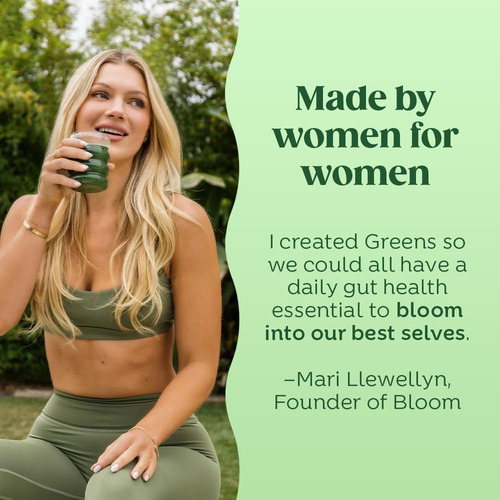 Suplemento Bloom Nutrition Super Greens Em Pó Smoothie & Ju - Imagem 5