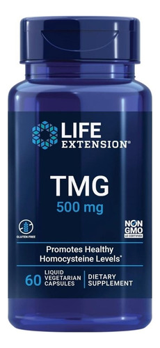 Tmg 500 Mg 60 Liquid Vcaps By Life Extension