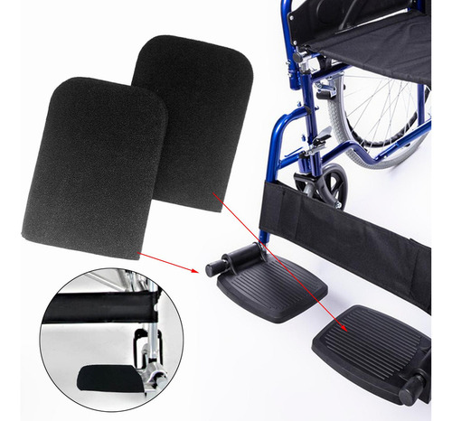 O Apoio Para Os Pés Da Cadeira De Rodas Cobre Almofadas - Imagem 6