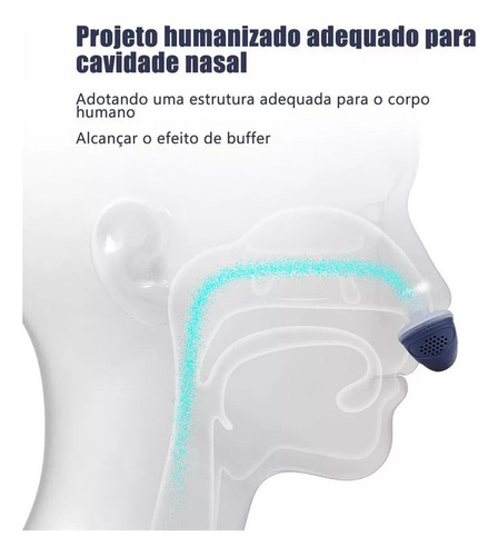 2 Unidades De Mini Dispositivo Elétrico Anti-ronco - Imagem 3