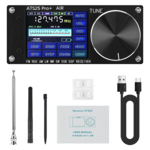 Receptor De Rádio De Banda Completa Ats25 Pro+ Air Fm Sw Ssb