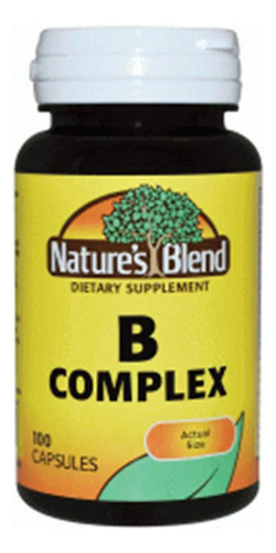 Cápsulas B Complex 100 Cápsulas Da Nature's Blend