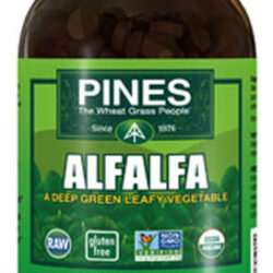 Alfafa 500 Mg 500 Tabletes Da Pines Wheat Grass