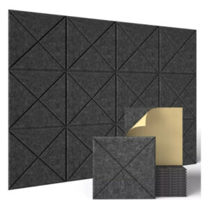 L Painéis Acústicos De Espuma De Redução De Ruído, 12 Peças