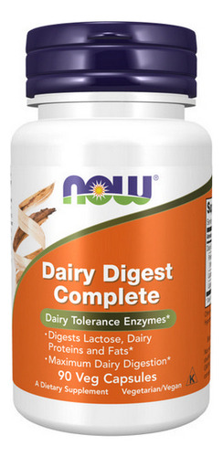 Dairy Digest Complete 90 Vcaps Da Now Foods
