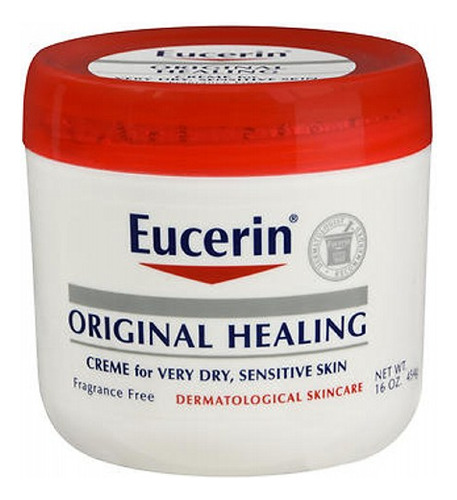 Creme Rico Em Cura Original De 16 Onças Da Eucerin