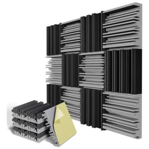 Pacote Com 12 Espumas Autoadesivas À Prova De Som Para Pared