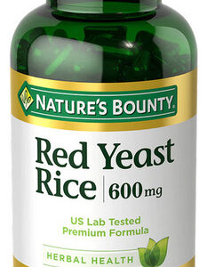 Arroz Vermelho Fermentado 250 Unidades Da Nature's Bounty