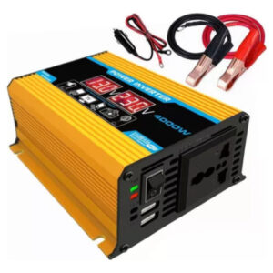 . Inversor De Energia Para Carro Com Display Led 4000w