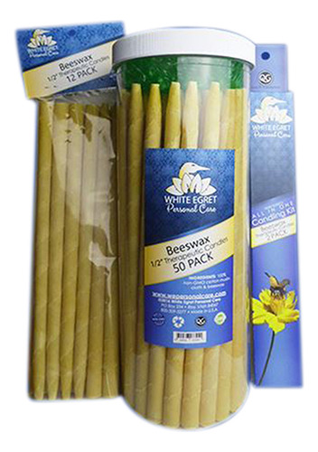 Velas De Ouvido De Aromaterapia, Cera De Abelha, 4 Quilates,