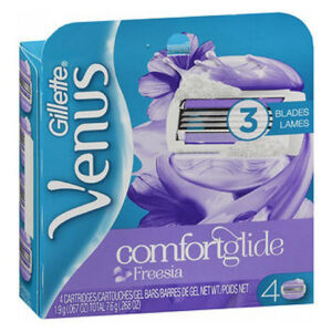 Cartuchos Venus Breeze 2 Em 1 Com Barras De Gel De Barbear,