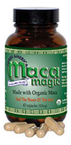 Organic Maca Express Energy 200 Vegicaps Da Maca Magic